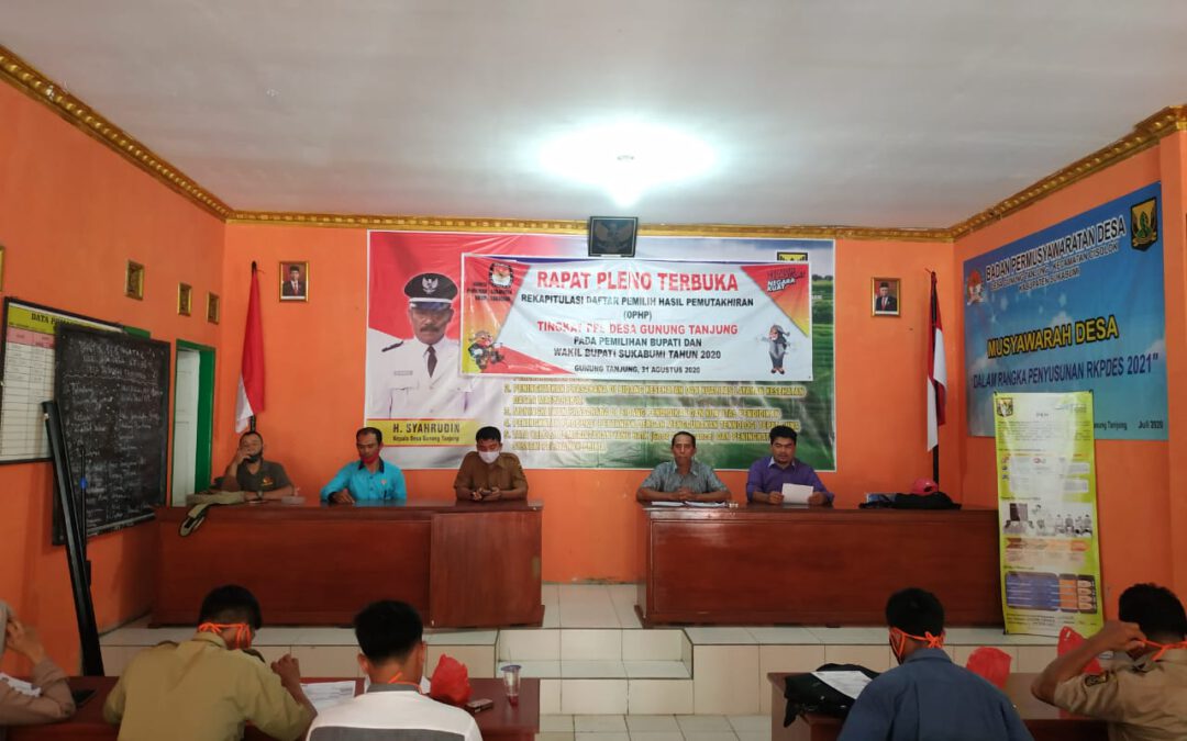 Rapat Pleno Terbuka Dan Sosialisasi PPDP Kepada Masyarakat Desa