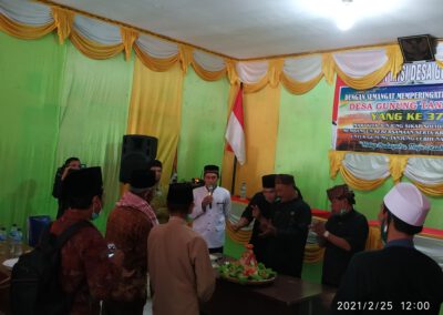 Hari Jadi Ke-37 Desa Gunungtanjung Di Gelar Secara Sederhana Akibat Pandemi