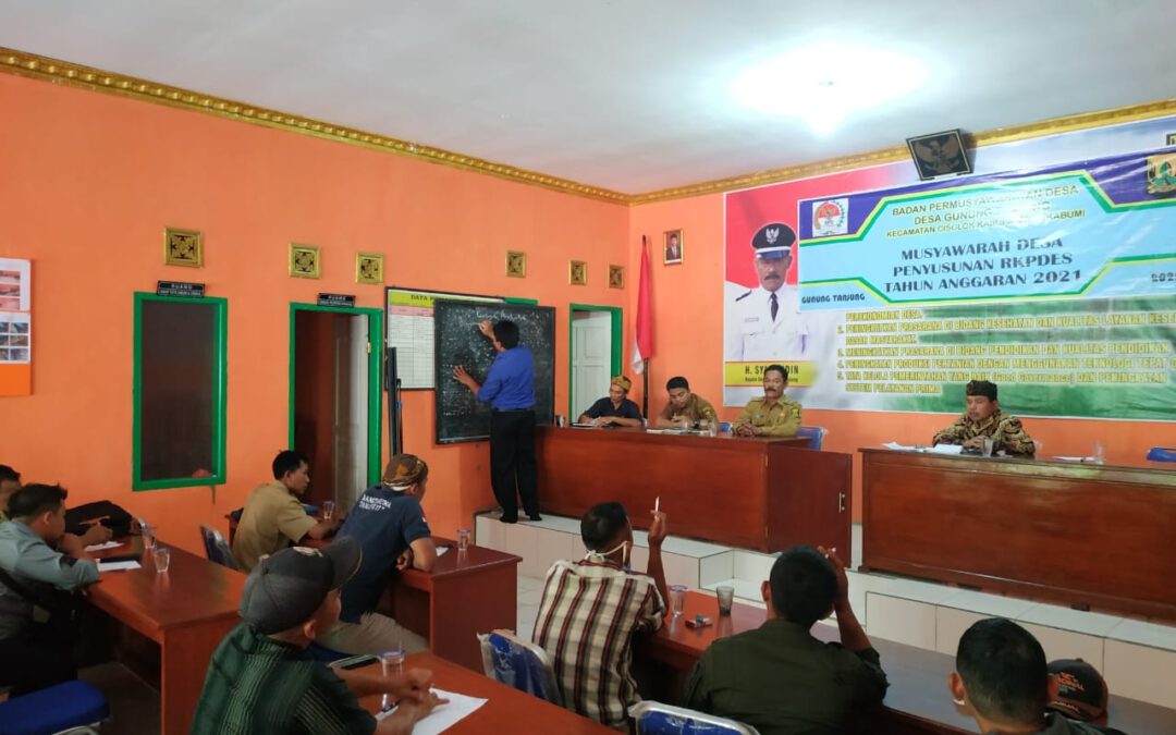 Rapat Persiapan Hari jadi Gunungtanjung Ke-36