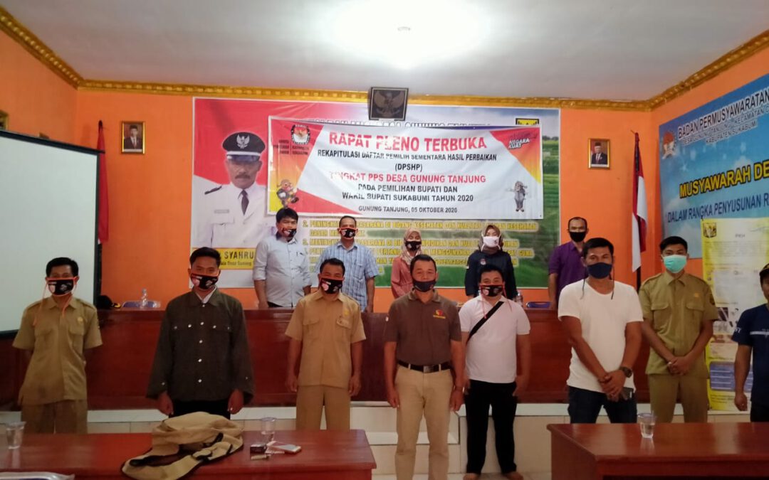 Rapat Pleno Terbuka DPSHP Dan Sosialisasi Tahapan Pilkada