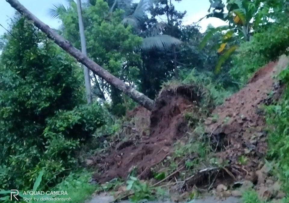Longsor Di Kedusunan Jambe Jajar Mengakibatkan Jalan Terputus Dan Matinya Listrik Se Desa,