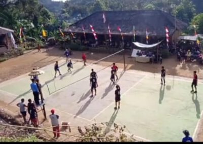Gelar Turnamen Volly Sebagai Rangkaian Acara Seren Taun