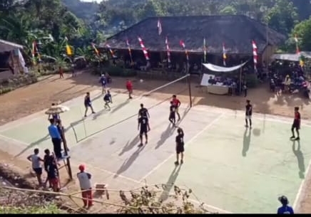 Gelar Turnamen Volly Sebagai Rangkaian Acara Seren Taun