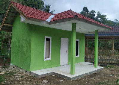 Penuhi Sarana Kesehatan, Desa Gunungtanjung Bangun Posyandu.